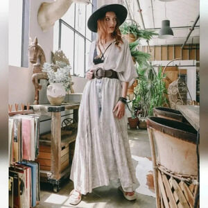 Boho Paisley Tapestry Long Duster Kimono New